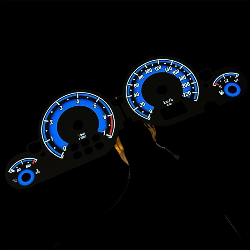 EL Glow Gauge for Opel Chevrolet Astra G 1998 2004 Speedometer 220kmTachometer 7000rpm