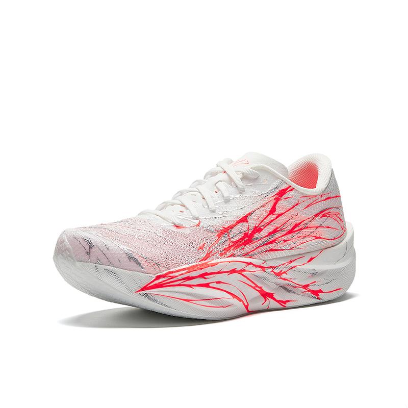 New Anta Low-Top Running Shoes Men's White Red 112535575R-4