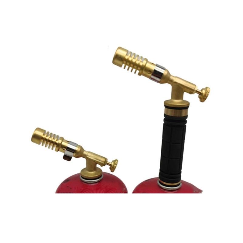 Quick Connecting Gas Lamp Adapter Copper Rubber Texture Outdoor Gas Lights Connectors for Night Camping Extended Handle