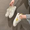 Fashion Soft Leather Toe Cap Sports Sandals Women's Outer Wear Summer All Match Flat Bottomed Casual White Shoes Breathable