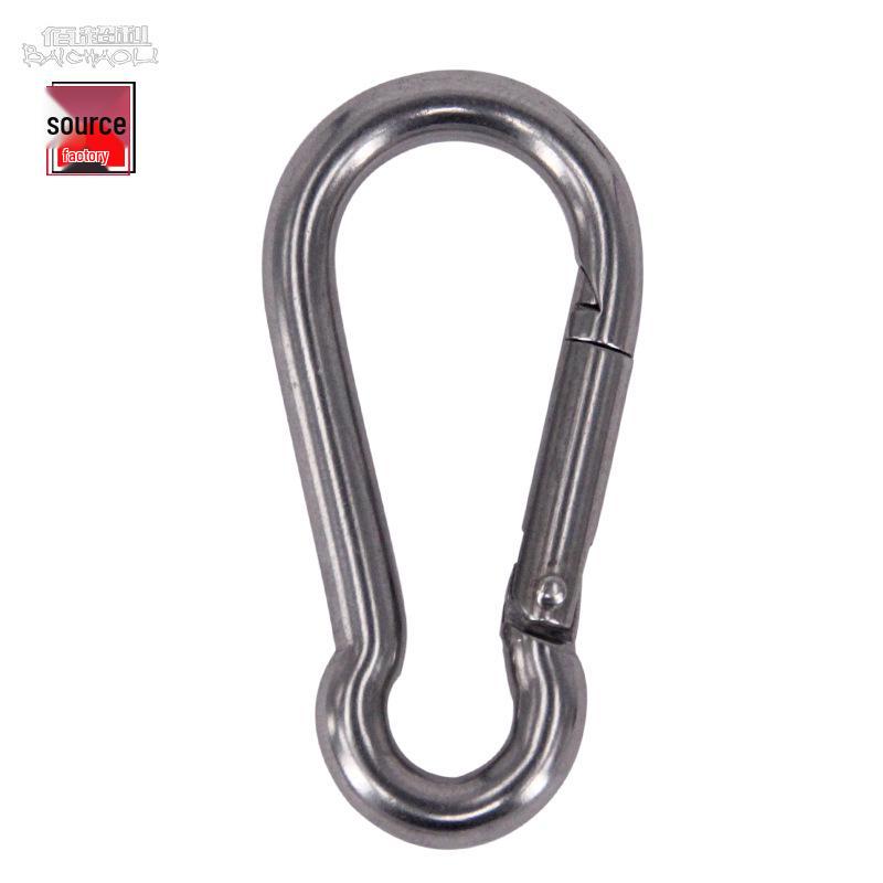 High-Quality Size 5 Gourd Shape 304 Stainless Steel Carabiner Hook
