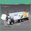 Alloy Model Truck Transport Vehicle With Inertia Control For Kids Play