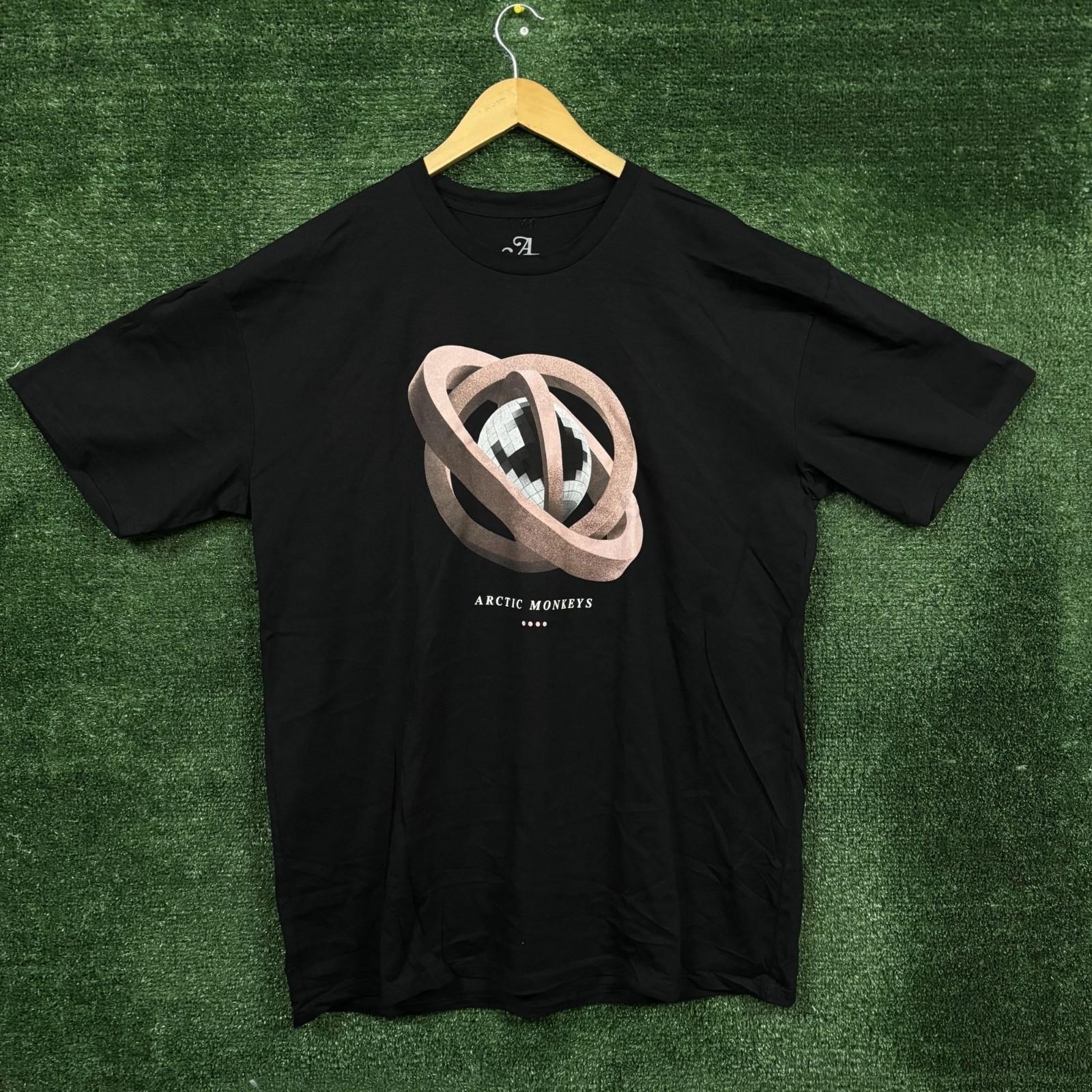 Arctic Monkeys Distorted Mirrorball North American Tour Tshirt size 2XL Unisex T-Shirt S
