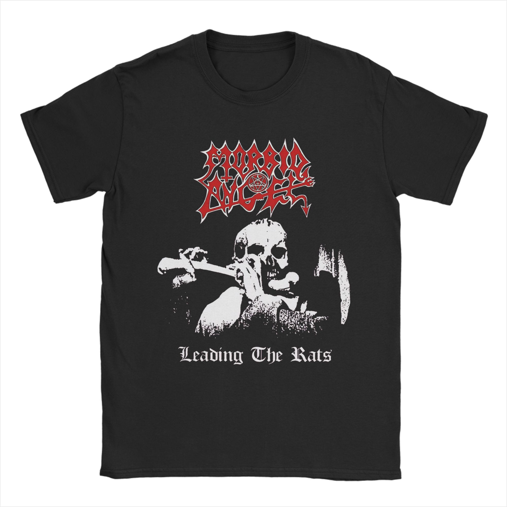 

Fun Morbid Angel Band TShirt Men Round Collar Cotton T Shirt Short Sleeve Tees Gift Idea Tops 4XL