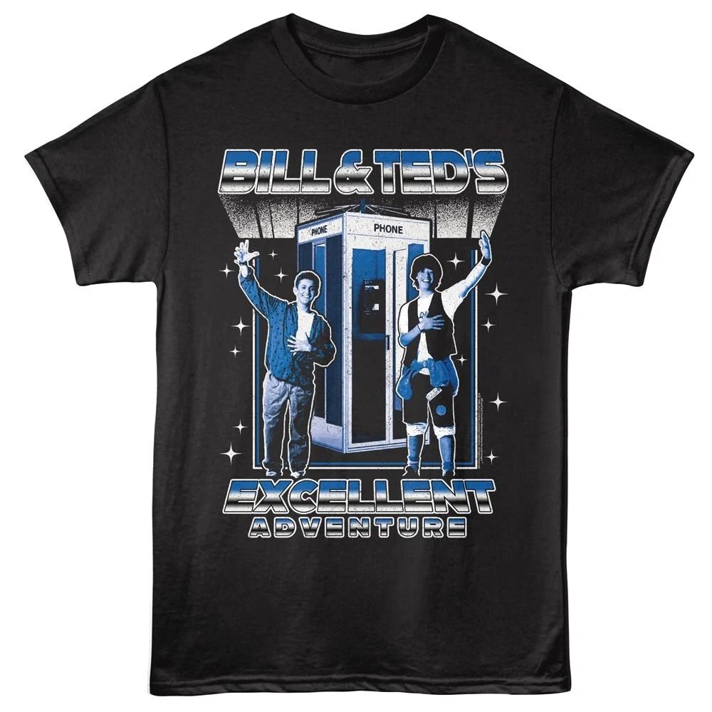 

BIll & Ted s Excellent Adventures in Space Men s T Shirt L