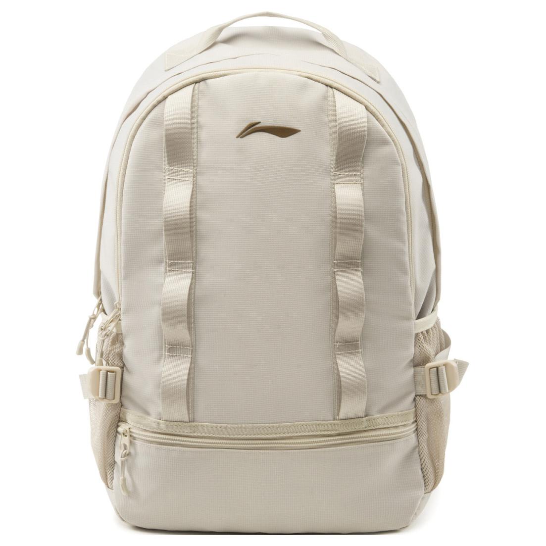 

Li Ning Фитнес Спорт Путешествия Повседневный Нейлоновый Рюкзак Унисекс Рюкзак Овсяно-Серый ABSU527-5 Oat Gray