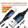 Android Phone Type-C Nylon Braided 3M Fast Charging & Data Cable