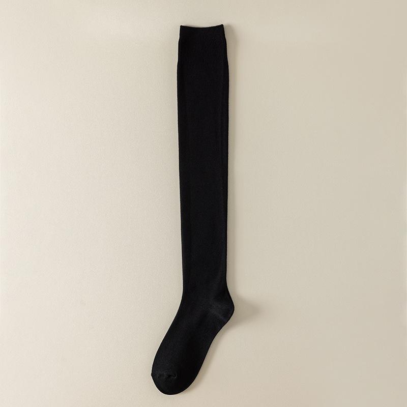 Wool Knee-high Socks for Women In Autumn and Winter, Thickened Warm Knee Protection Thigh Socks, Anti-slip and Anti-drop High Socks