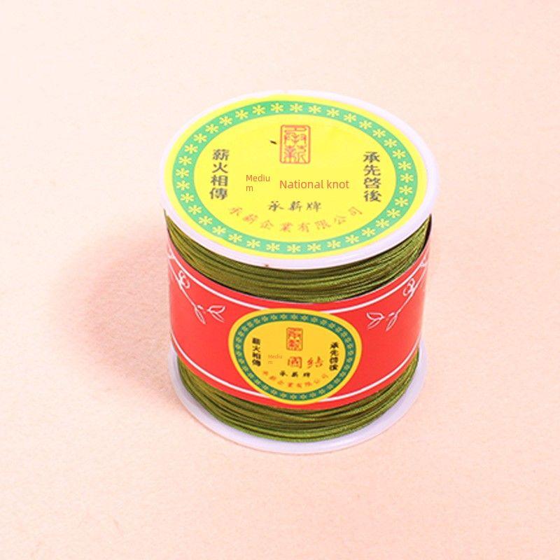 

Taiwan Material Pendant Rope 0.8 Jade Thread Sign Grass Green