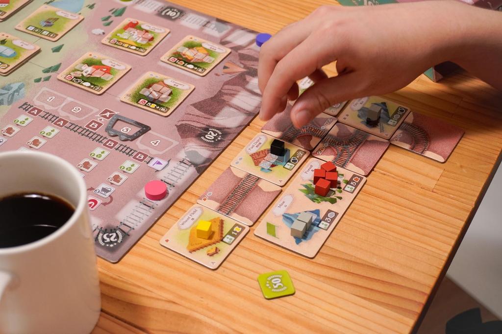 JELLY JELLY GAMES Trolley Town Board Game for Solo Play Support Advanced Rules A Deep Game That Will Keep You Coming Back for Ages 1-4 Players, &