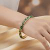 Exquisite Painting Enamel Flower Bangle Rhinestone Thin Bracelet  Tourist Attractions