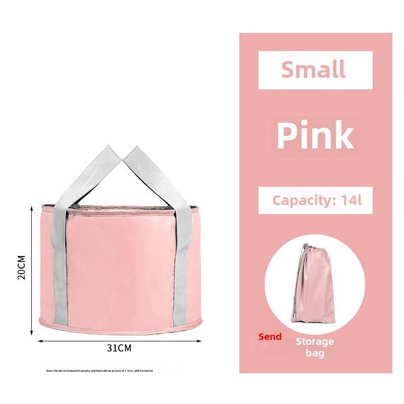 Cadă de călătorie pliabilă pentru picioare: Design portabil, izolat, extra-adânc pentru acoperirea gambelor; Soluție multifuncțională pentru baie de picioare acasă.