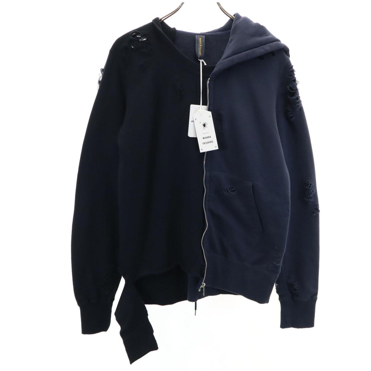 

MIHARA YASUHIRO made in Japan Long sleeve grunge Sweatshirts 44 Navy Men s Used