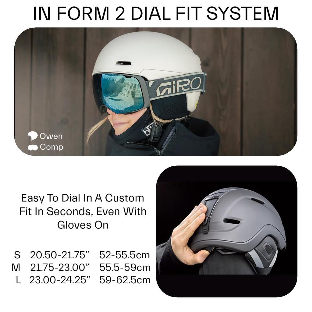GIRO Owen Spherical Ski Helmet for Men and Official Japanese Product Women, 2026,