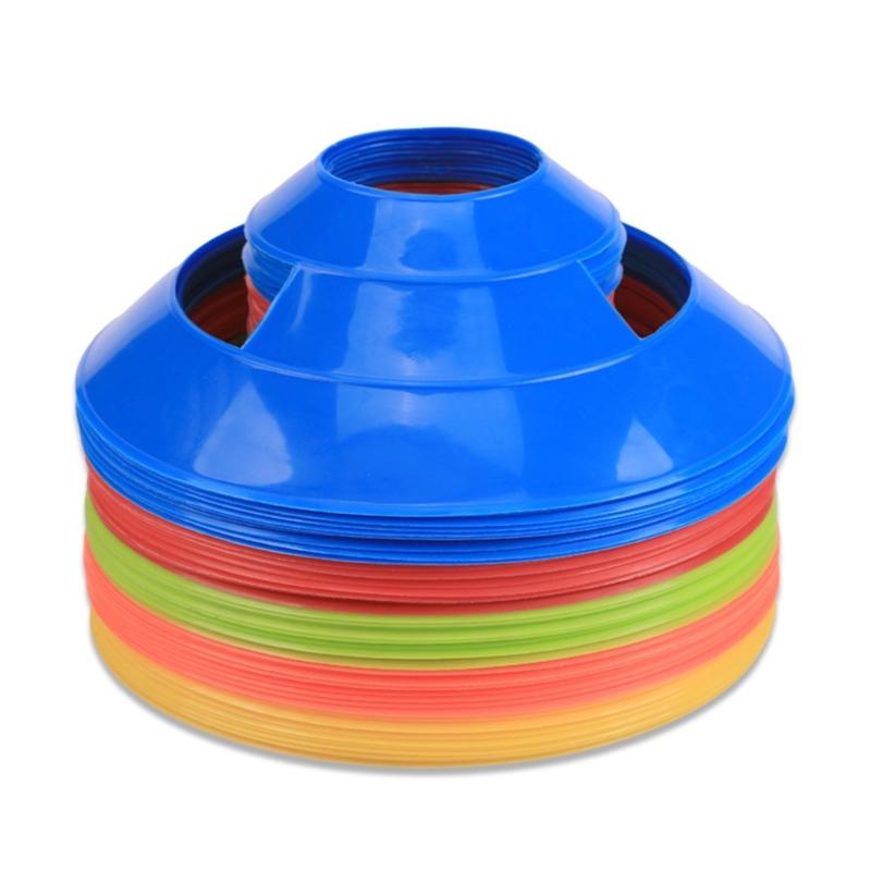 Soccer Disc Cones, Football Cones Sport Agility Safety Football Training Cones Perfect for Kids Field Space Marker Game