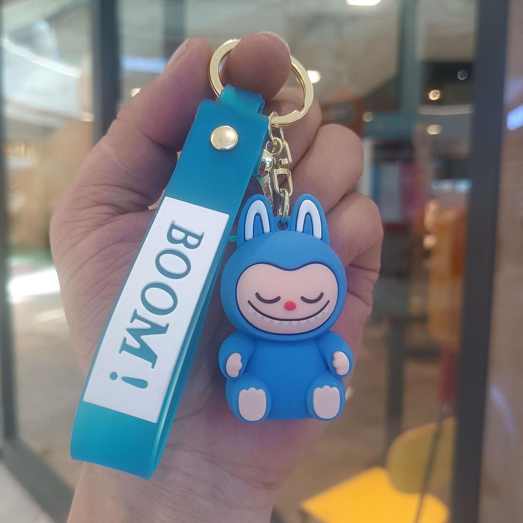 Buck Tooth Sheep Keychain Cute Cartoon Doll Schoolbag Pendant Car Key Chain Gift