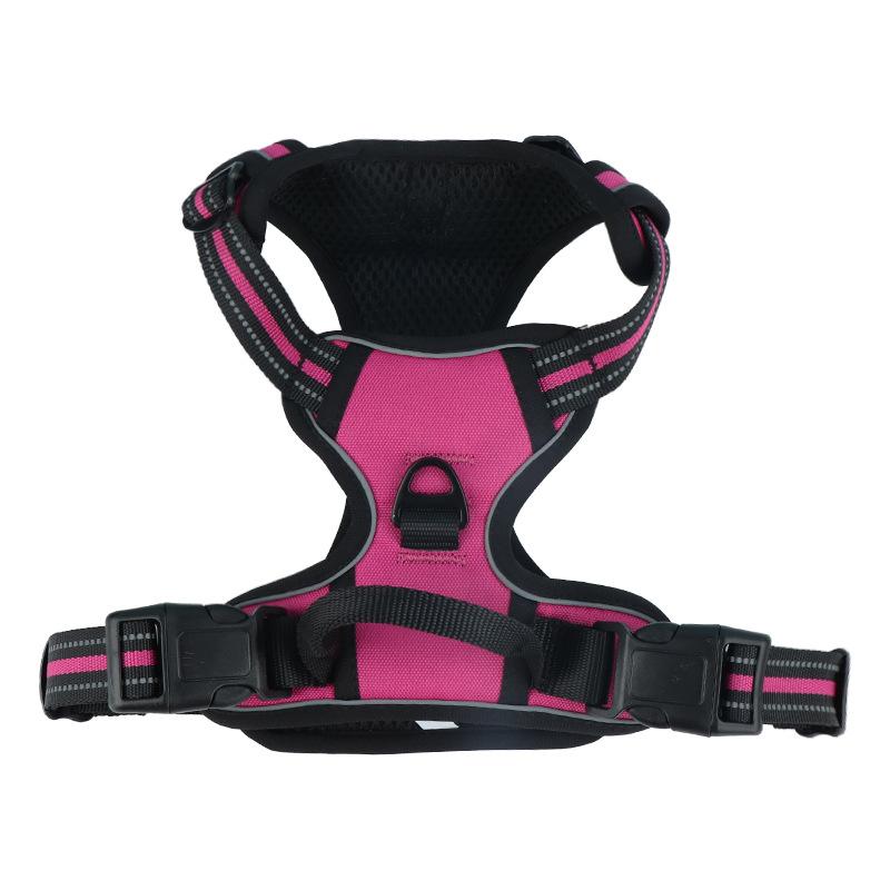 Pet Chest Back Explosion Proof Tank Top Reflective Dog Chest Back Large Dog Chest Back Traction Rope Set