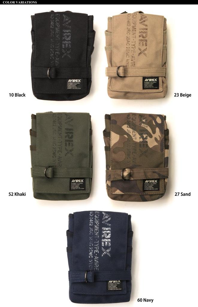 AVIREX Eagle Chalk Shoulder Solid and Bag, Bag, Camouflage, Men's Women's, AVX341L, avirex-003 (Khaki)