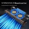 Car Seat Dual-Turbine USB Fan - Low-Noise New Car Aroma Gift