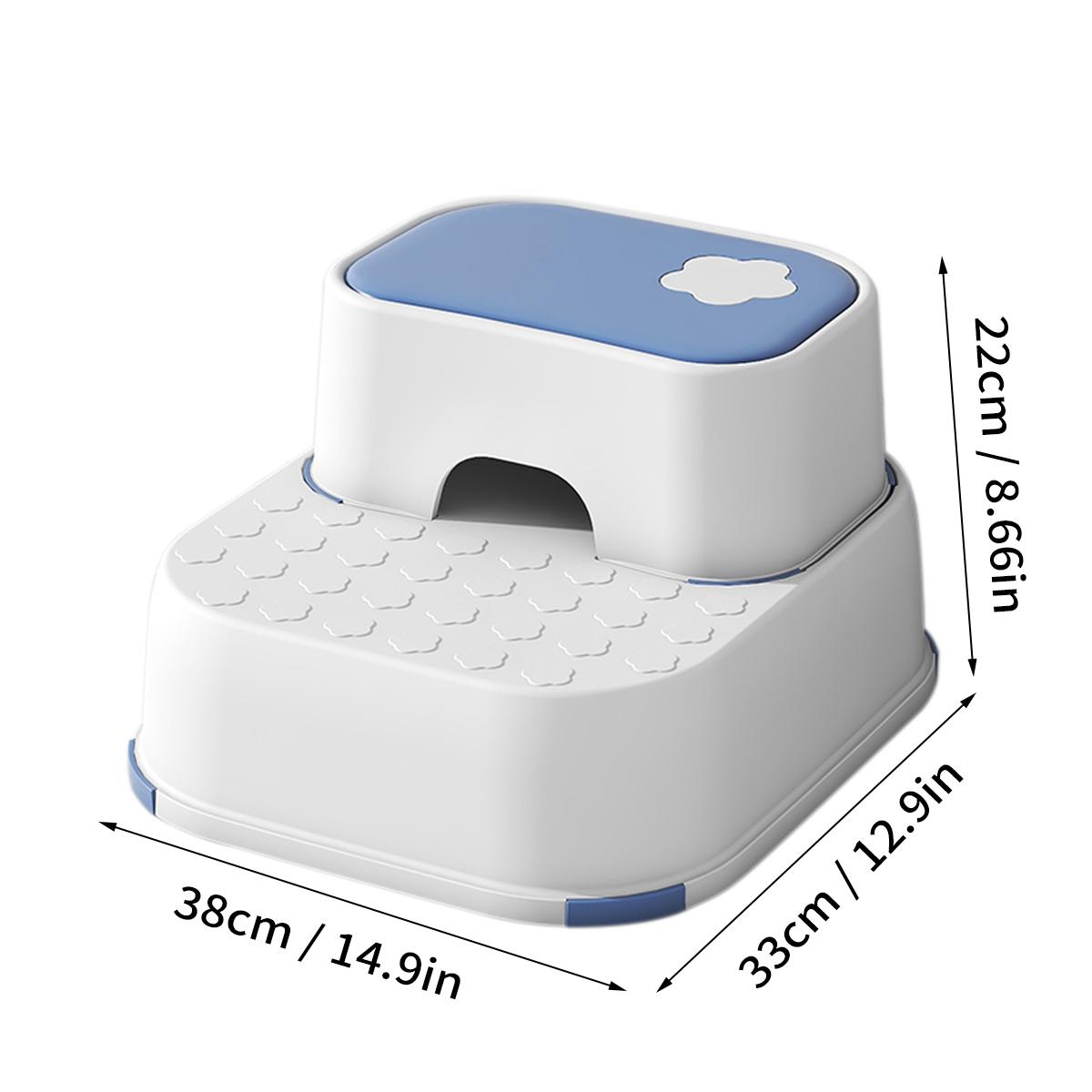 

Детский табурет-стремянка с нескользящими накладками Мебель для гостиной Детский нескользящий пуфик Табурет для обучения пользованию горшком Детский безопасный табурет для обучения пользованию горшком