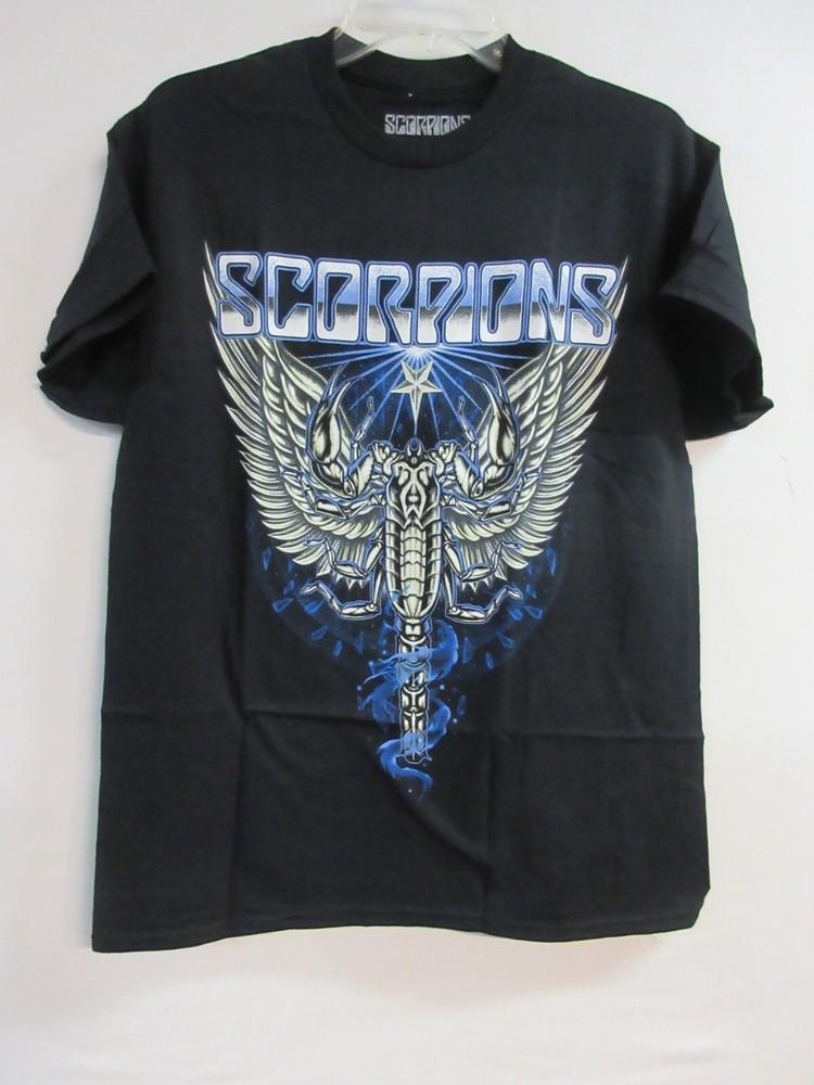 ОФИЦИАЛЬНЫЙ МЕРЧ SCORPIONS АНГЕЛ 2022 КОНЦЕРТНАЯ ФУТБОЛКА UNISEX РАЗМЕР M M
