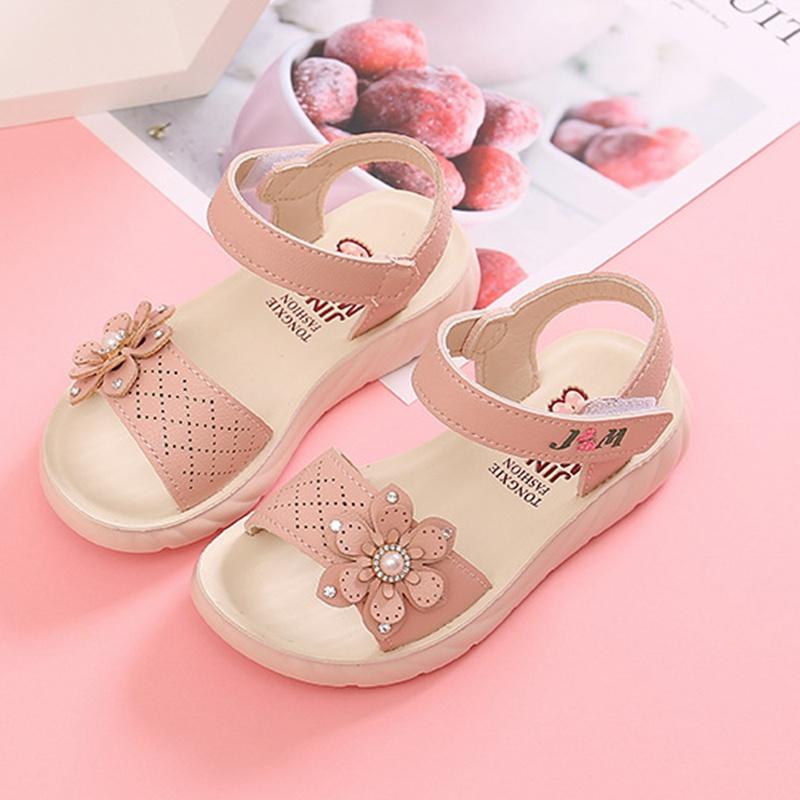 Children's Sandals Summer New Girls Sandals Sports Beach Shoes Baby Shoes