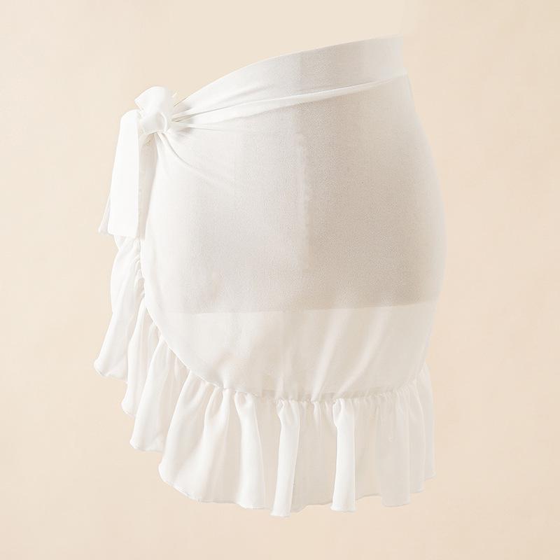 

Пляжная накидка из шифона с принтом тай-дай: Купальник в евро-американском стиле, юбка и блузка One Size