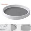 Kitchen Storage Tray Rotatable Non-slip Large Capacity Portable Round Kitchen Seasoning Organizer Turntable Household Supplies