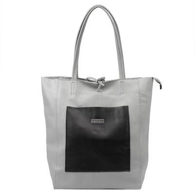 Shopperbag Damska Skórzana Na Ramię Duża MiaMore