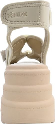 Platform belted sandals