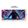 music dj Mouse Pad 500X1000 mm Large Gaming Mousepad Gamer XL Rubber Otaku Keyboard Pad Laptop Desk Mat