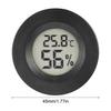 45mm Mini LCD Digital Thermometer Hygrometer Round Temperature Humidity Tester Sensor Detector For Freezer Cigar Box