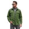 Men S Solid Color Casual Turn Down Collar Single Breasted Long Sleeve Jacket