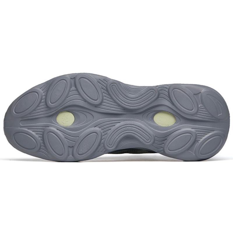 Anta Cushioning Anti-Slip And Wear-Resistant Low-Top Training Shoes Men's Green Gray Sneakers