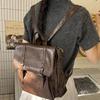 College Style Women Soft Pu Leather Backpacks Female Shoulder Bags Sac a Dos Casual Travel Ladies Bagpack Mochilas School Bags