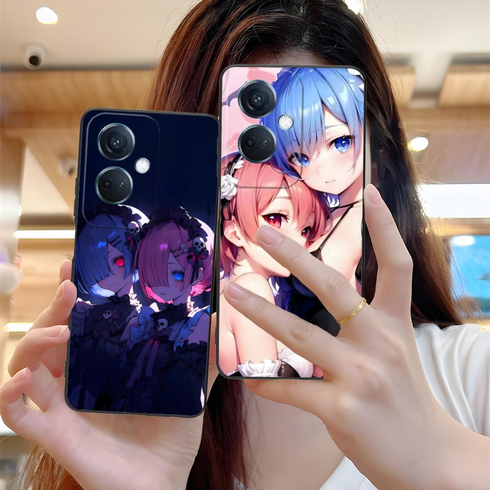 ReZero Rem Ram Mobile Phone Case for OPPO Find X9 X8 X7 X6 X5 X3 X2 Plus s Pro Ultra Lite Colorful Printing Cover Luxury Pretty
