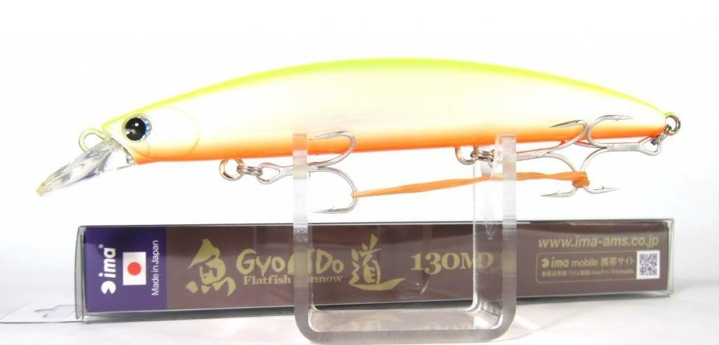 Ams Design Minnow Gyodo MD 130mm 23g Chart Back Pearl 68530 Lure (ima) #HG13-102