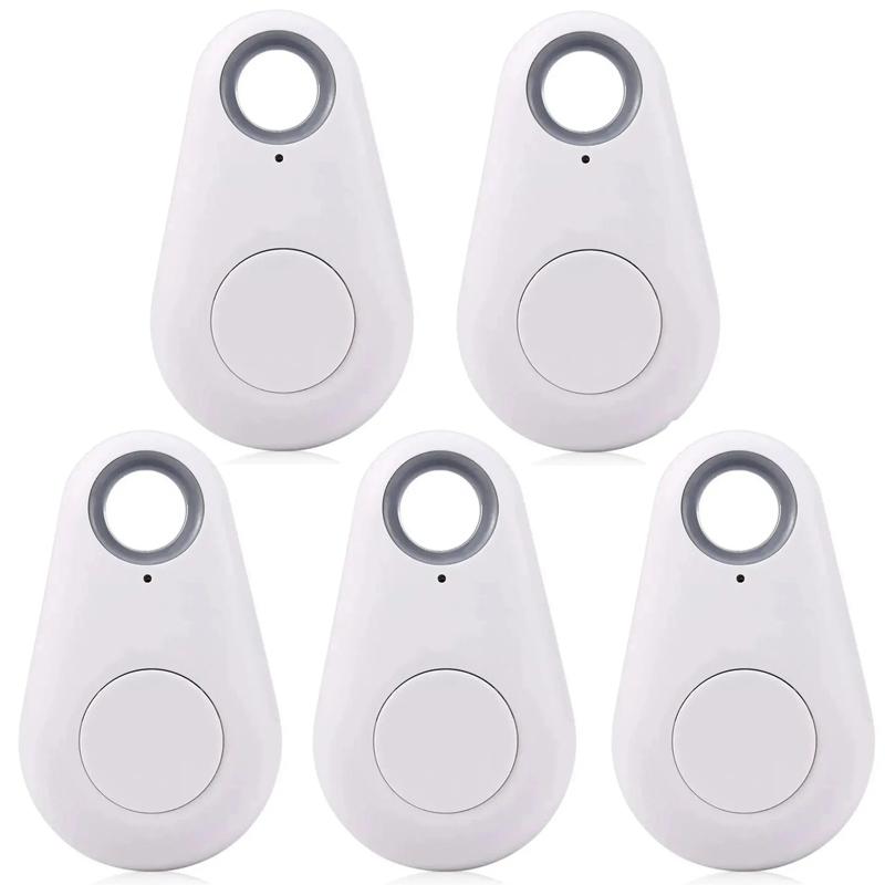1-5pcs Wireless Mini GPS Tracker Anti-lost Alarm Key Child Bag Wallet Finder Bluetooth APP Locator Smart Tag For Ios And Android