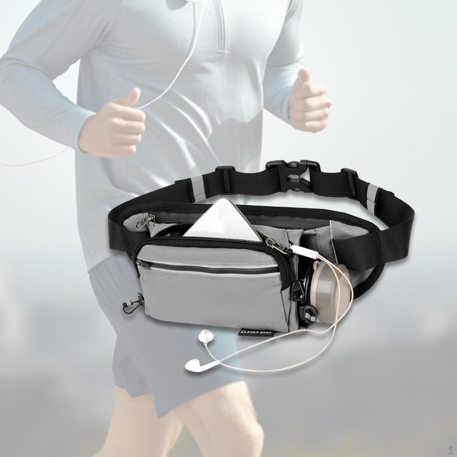 Поясная сумка Fanny Casual Lightweight для мужчин и женщин на плечо Travel Camping серый 1415₽