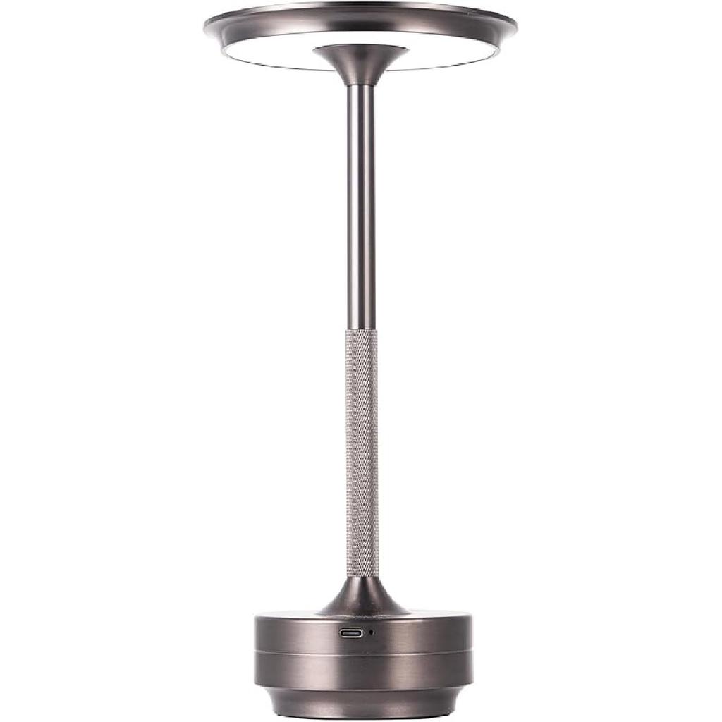 Rechargeable Cordless LED Table Lamps Touch Sensor Light, 3-Levels Portable Dimming Wireless Battery Operated Lamp Hao Nuan Ightstand Lamp/Night