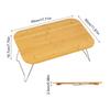 Foldable Camping Table Folding Study Table Camping Accessory Outdoor Portable Desk For Kitchen Garden Balcony Yard Patio Home