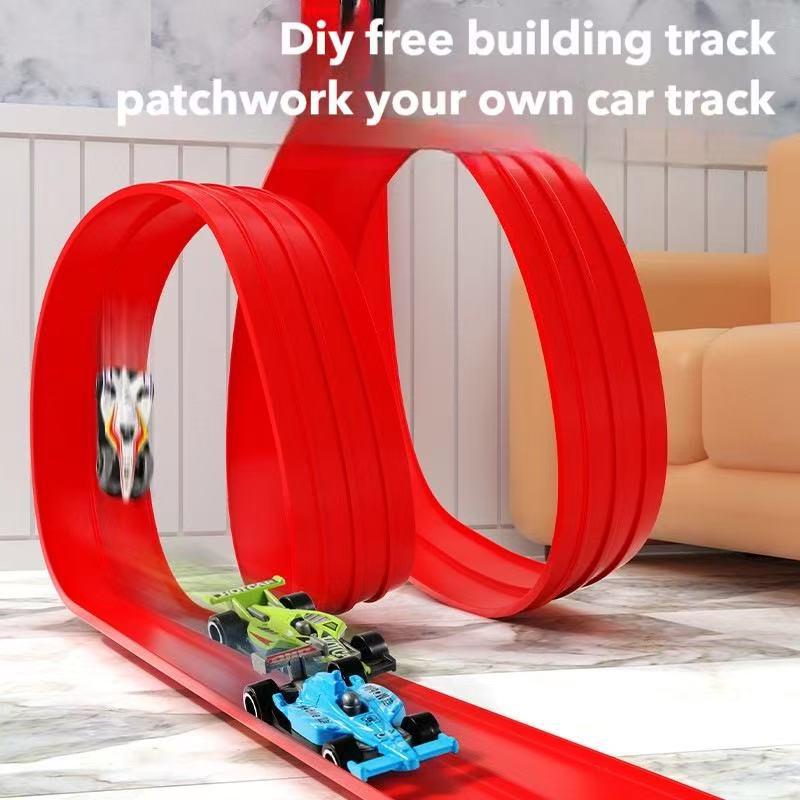 Hot Selling DIY Track Racing Toy for Boys - Cool Inertial Assembly Set for Kids