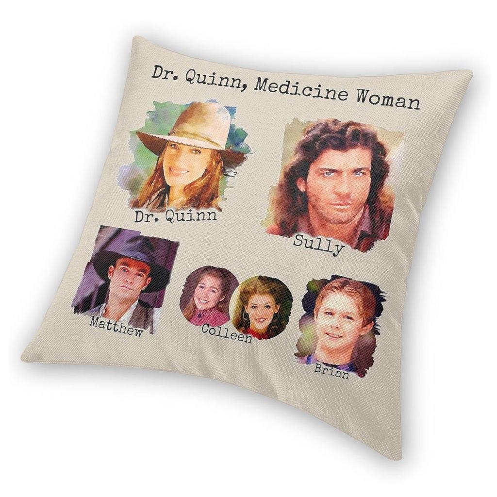 Dott. Federa Quinn Medicine Woman per Famiglia Poliestere Lino Velluto Stampato Cerniera Federa Decorativa Copricuscino per Stanza