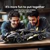 1000 pezzi Nero Tecnico Apollo Auto da Corsa Hypercar Modello Blocchi da Costruzione Fai da Te Auto Sportiva Veicolo Mattoncini Giocattoli Adulti Bambini Regali
