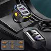 Type-C Super Fast Charging Extension 66W Multifunctional Mobile Phone Charging PD QC3.0 Car Charger Rear USB Interface