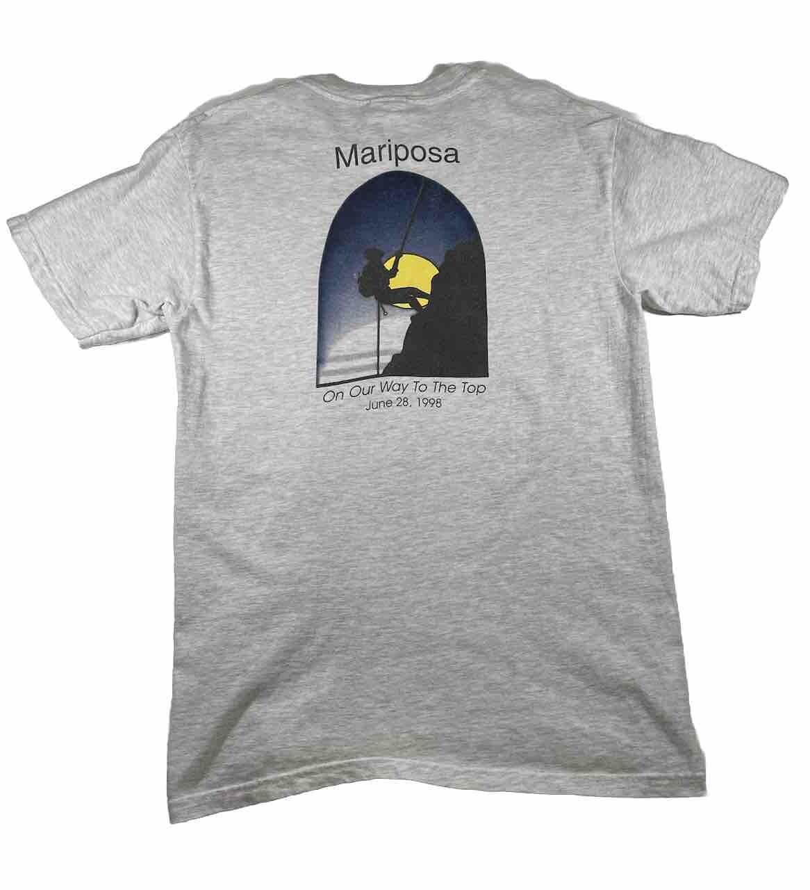Vtg 90s Mariposa Technology Inc T M Hanes Beefy Gray Back Graphic Unisex T-Shirt XXXL