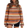 Women  Tops Women's Long Sleeve Sweatshirt Casual Crewneck Loose Fit Pollover Fleece Tops
