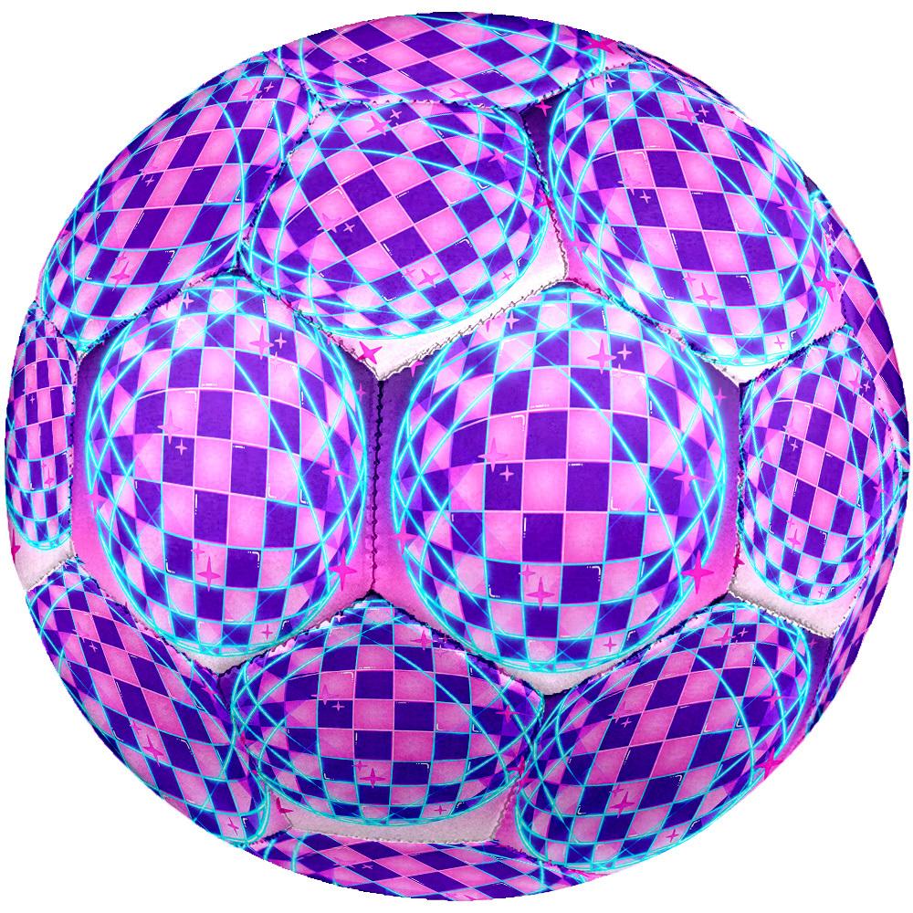 1 ud. Ambiente de Bola de Discoteca Tamaño 5 Balón de Fútbol Partido Profesional Entrenamiento Fútbol Balón para Deportes de Interior y Exterior Ligero Duradero c6532