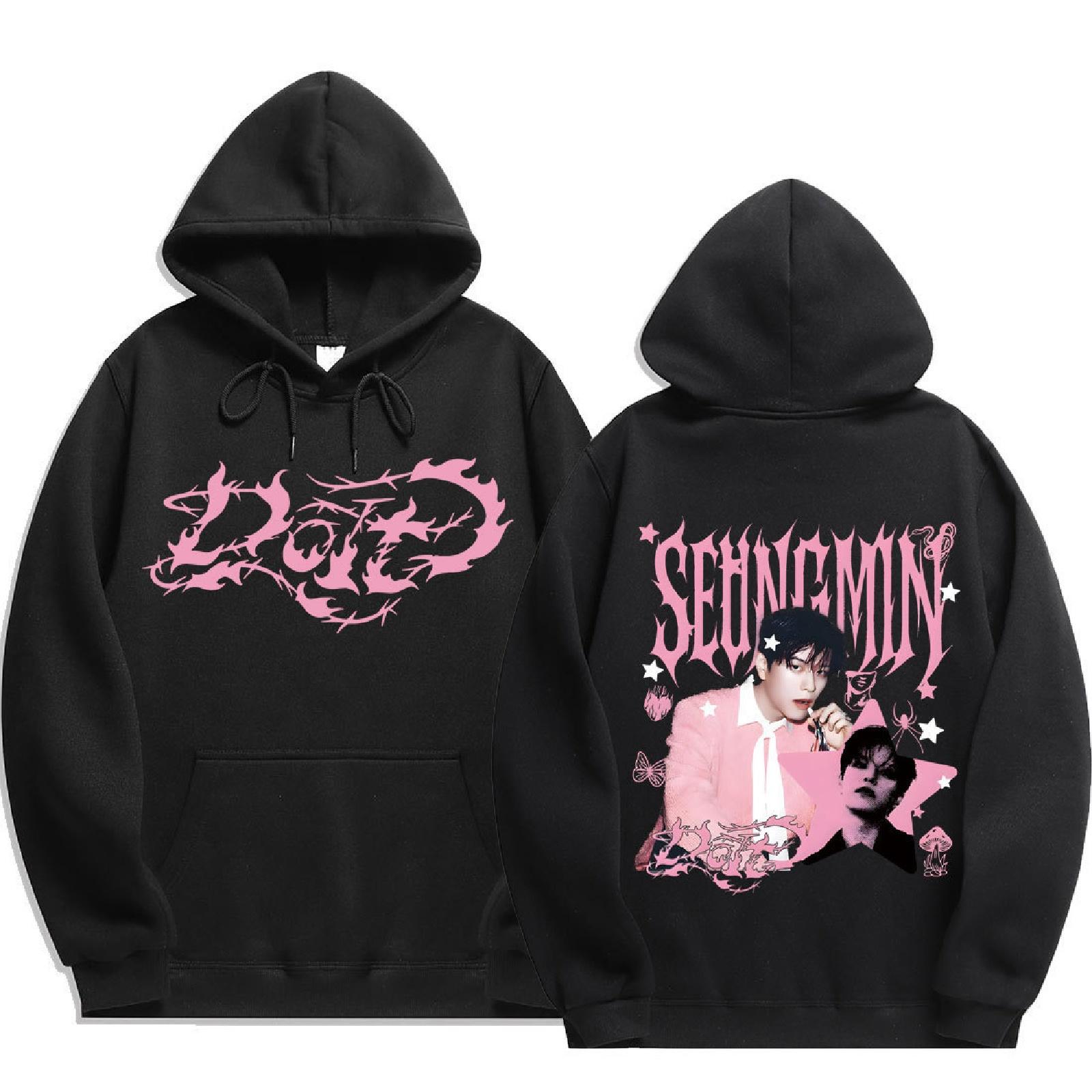 

Жіночий Модний Повсякденний Костюм Світшот з Довгим Рукавом з Принтом Худі XL