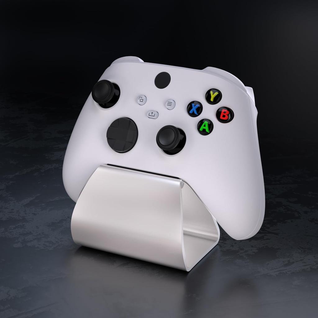 PlayVital Metal Stand for PS5 and PS4 Universal Desktop Display Gamepad Stand for Xbox Series Xbox Aluminum Metal Stand Holder for Switch Storage